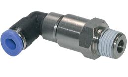 Knee - plug-in couplings with two ball bearings
