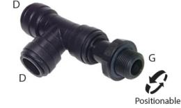 L push-in inschroefkoppeling O-ring groot - afmetingen L push-in inschroefkoppeling O-ring groot - afmetingen