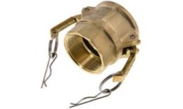 Quick couplings with internal wire, type D, brass