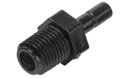 Screw-in steel coupling, BSPT tapered male thread