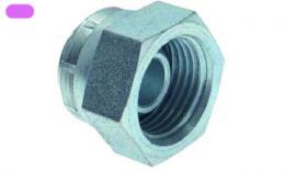 End cap, blind cap with gas wire - Steel galvanized