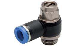 Knee speed control valve, exhaust air regulating, internal screw, standard
