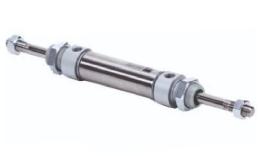Round cylinder double acting with continuous piston rod ISO 6432