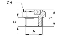 Einschraubschalldämpfer mit Sinterbronze Zeichnung.png