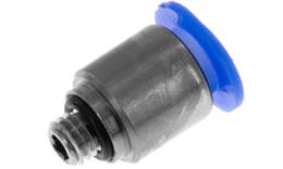 Raccord droit à visser, 6mm, M5, joint torique, mini