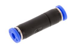 Non-return valve with push-in connection