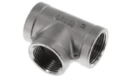 T-pieces with internal thread (cast), up to 25 bar stainless steel
