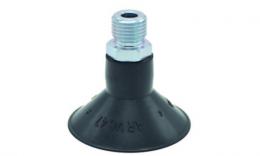 Flat suction cup round, diameter 47 mm with R 1/4 "male thread