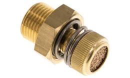 Marmitta G 3/8", ottone, vite zigrinata