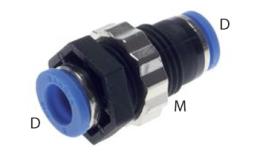 Plastic bulkhead coupling insert - dimensions
