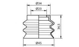 Ventosa de desenho VF45WF