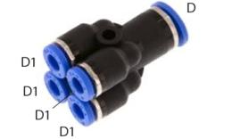 IPS - 4 pos Y distributeur insert réducteur - dimensions