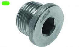 Plug with inner side side - stainless steel