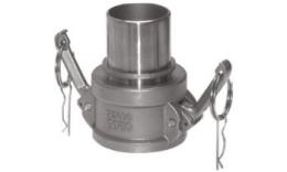 Quick couplings with hose pillars type C, and 14420-7 (DIN 2828), stainless steel
