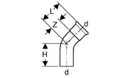 Pneuparts bend 45 pers