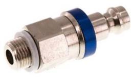 Double -sided lockable clutch plug (blue sliding sleeve) NW5 with external wire, (MSV)