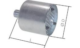 Silencieux de grande capacité, 6 bar G 2 "