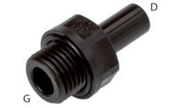 Screw-in coupling handle food - dimensions Screw-in coupling handle food - dimensions