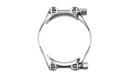 Heavy double-bolt hose clamps