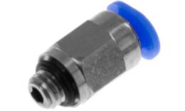 Rechte push-in inschroefkoppeling, 3mm, M5, mini