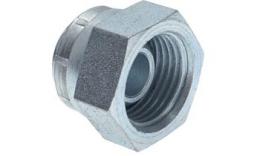 End cap blind cap with gas thread (60 ° universal sealing cone) Galvanized steel
