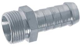 Snake nipple with external wire 24 degrees cone (cutting ring coupling), ISO 8434-1