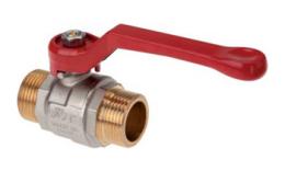 Ball valves with external thread 2-part with full passage up to 40 bar