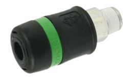 Acoplamiento deslizante de seguridad con rosca exterior