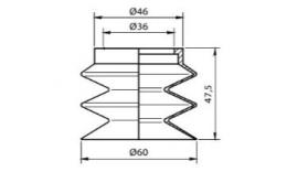 tekening zuignap VF60WF
