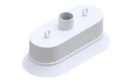 Oval suction cup, 445x216 mm, Silicone