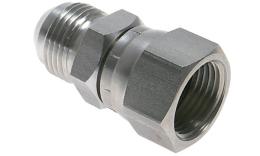 Stainless steel - Reducing nipple with JIC-thread-G-thread