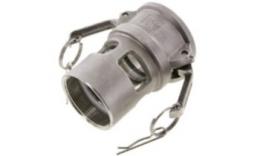 Quick couplings with internal wire type D, EN 14420-7 (DIN 2828) and KIJKGLAS, stainless steel (1,4408)