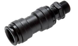 Straight screw-in coupling push-in food, long