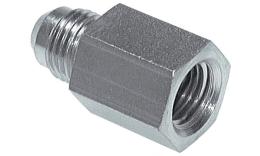 Galvanized steel - Gradient nipple with JIC thread NPT thread