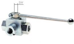 3-way high-pressure ball valves up to 500 bar