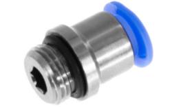 Raccordo a vite a innesto diritto, 6mm, G 1-8, O-ring, mini Raccordo a vite a innesto diritto, 6mm, G 1-8, O-ring, mini