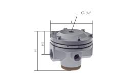 Pressure regulators, remote controlled