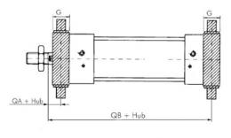 Flange hinge drawing