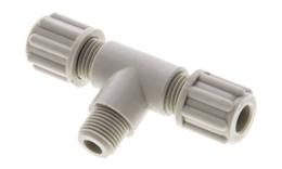 Raccordo a vite a T - ad innesto - PP