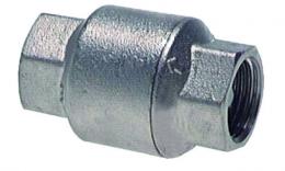 Non-return valve, nickel-plated brass