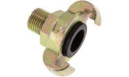 Compressed air claw couplings with external thread according to DIN 3489 - NBR