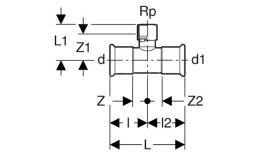 Pneuparts - T-piece reducing female thread drawing.jpg