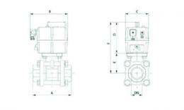 rvs-kogelkraan-met-elektrische-aandrijving-tekening