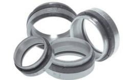 Galvanized steel with elastomer seal