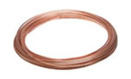Copper installation pipes on a roll, soft according to DIN 1786 DVGW