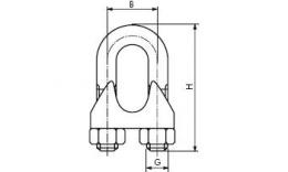 Threaded rod clamps drawing