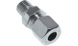 Straight screw-in compression fittings (metric) Galvanized steel