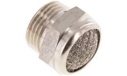 Silencer with stainless steel filter