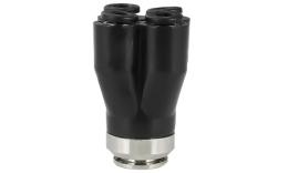 Top line push-in Y-distributor