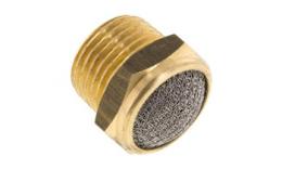 Silenciador NPT 1/2", rede de arame, bronze
